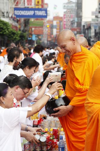 ภาพ No.2218:ตักบาตร เยาวราช