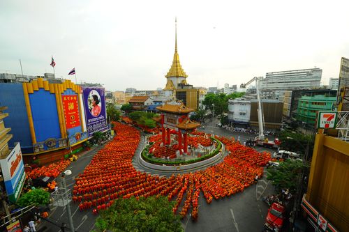 ภาพ No.2229:ตักบาตร เยาวราช