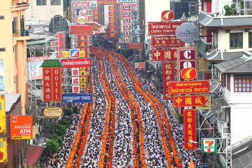 ภาพ No.2239:ตักบาตร เยาวราช