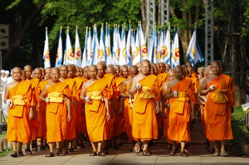 ภาพ No.444:ขบวนอัญเชิญอัฐิธาตุคุณยายฯ