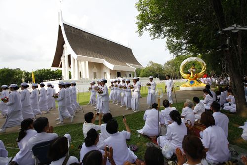 ภาพ No.452:ขบวนอัญเชิญอัฐิธาตุคุณยายฯ