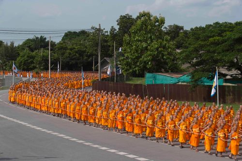 ภาพ No.458:ขบวนอัญเชิญอัฐิธาตุคุณยายฯ