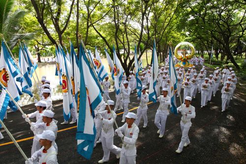 ภาพ No.466:ขบวนอัญเชิญอัฐิธาตุคุณยายฯ