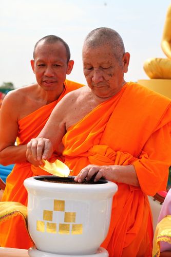 ภาพ No.4538:พิธีปลูกต้นกล้าดอกดาวรวยบรมจักรพรรดิ์ 10 ตุลาคม