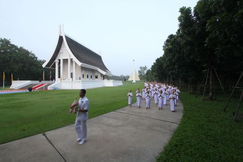 ภาพ No.4598:พิธีบรรพชาธรรมทายาทภาคฤดูฝนรุ่นที่ 1 และยุวชนรอบวัดรุ่นที่ 4