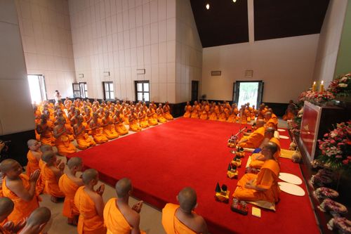 ภาพ No.4631:พิธีบรรพชาธรรมทายาทภาคฤดูฝนรุ่นที่ 1 และยุวชนรอบวัดรุ่นที่ 4