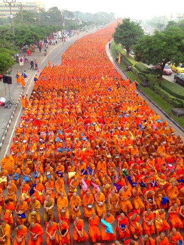 ภาพ No.4867:ตักบาตรมีนบุรี พระ 11,000 รูป