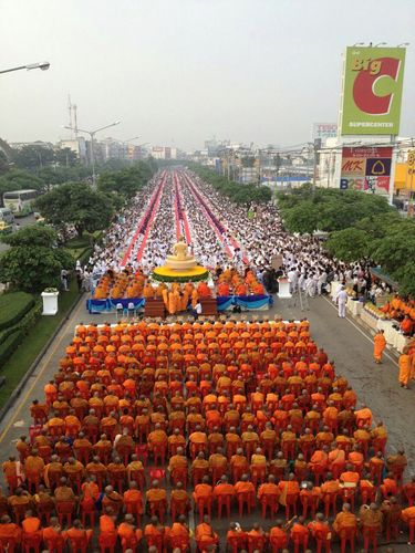 ภาพ No.4871:ตักบาตรมีนบุรี พระ 11,000 รูป