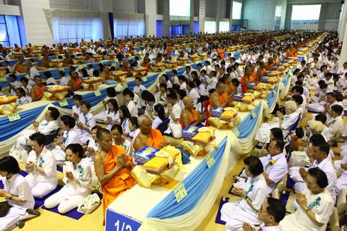 ภาพ No.5320:พิธีทำบุญอายุวัฒนมงคล 6 รอบ 72 ปี พระภาวนาวิริยคุณ (เผด็จ ทตฺตชีโว)