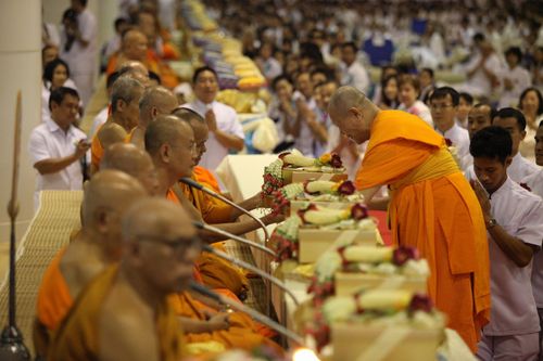 ภาพ No.5355:พิธีทำบุญอายุวัฒนมงคล 6 รอบ 72 ปี พระภาวนาวิริยคุณ (เผด็จ ทตฺตชีโว)