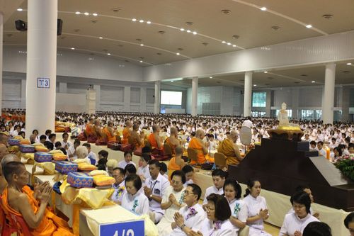 ภาพ No.5377:พิธีทำบุญอายุวัฒนมงคล 6 รอบ 72 ปี พระภาวนาวิริยคุณ (เผด็จ ทตฺตชีโว)