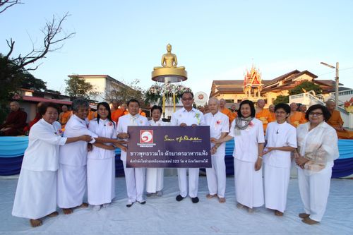 ภาพ No.5746:ตักบาตรปทุมธานี พระ 260 รูป หน้าวัดคลองสอง อ.คลองหลวง จ.ปทุมธานี