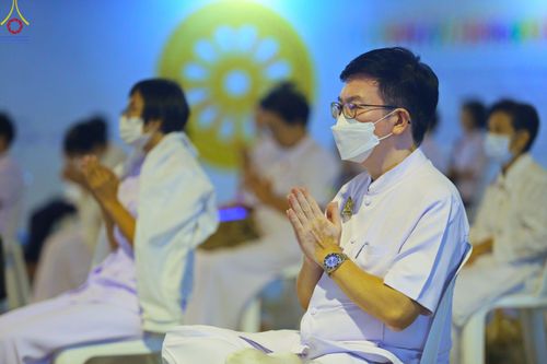 ภาพ No.83974:พิธีสวดมนต์บทธัมมจักกัปปวัตตนสูตร ครบ 5,481,000,000 จบ ในวันอาทิตย์ที่ 2 กรกฎาคม พ.ศ. 2566 ณ วัดพระธรรมกาย