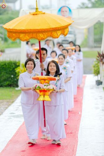 ภาพ No.246814:วันอาทิตย์ที่ 14 กันยายน พ.ศ. 2568 พิธีทอดผ้าป่า ซื้อดิน ปรับพื้นที่ลานธรรม  และพิธีกลั่นแผ่นดิน โปรยทราย สถาปนาองค์พระเจดีย์ เพื่อสร้างสันติภาพโลก  ณ ศูนย์ปฏิบัติธรรมสระบุรี อ.พระพุทธบาท จ.สระบุรี