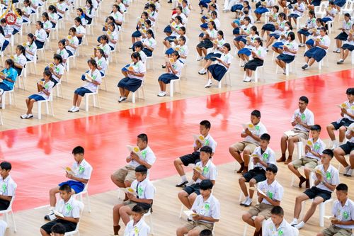 ภาพ No.152794:อบรมเชิงปฎิบัติการจัดกิจกรรมทอดกฐินสัมฤทธิ์ และพิธีมอบผ้าไตรประธานกฐินสัมฤทธิ์เด็กดี V-Star ประจำปีพุทธศักราช 2567  วันเสาร์ที่ 7 กันยายน พ.ศ.2567 ณ สภาธรรมกายสากล วัดพระธรรมกาย