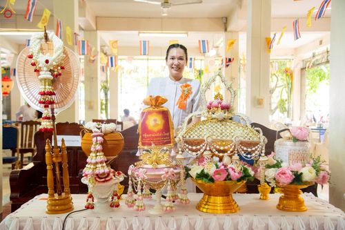 ภาพ No.269386:วันที่ 26 ตุลาคม พ.ศ. 2568 พิธีทอดกฐินสามัคคีทั่วไทย ณ วัดดอนคราม อำเภอท่าม่วง จังหวัดกาญจนบุรี โดยคณะศิษยานุศิษย์ บูชาธรรม 81 ปี หลวงพ่อธัมมชโย