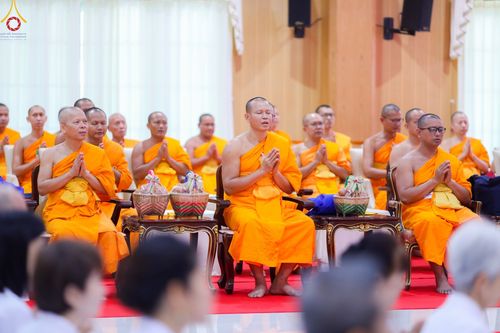 ภาพ No.89716:พิธีวางแผ่นจารึกชื่อ เพื่อนำไปประดิษฐานไว้ในฐานองค์พระประธาน เนื่องในโอกาสครบรอบ 10 ปี ศูนย์ปฏิบัติธรรมนครราชสีมา วันอาทิตย์ที่ 24 กันยายน พ.ศ. 2566