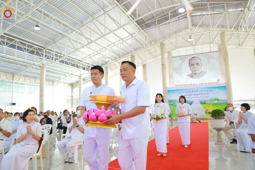 ภาพ No.97520:พิธีทอดกฐินสามัคคีเพื่อสร้างกำแพงแก้ว ณ ธุดงคสถานนครสวรรค์  วันที่ 19 พฤศจิกายน พ.ศ. 2566