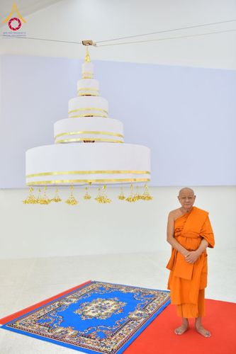 ภาพ No.152456:พิธียกฉัตรขาว 5 ชั้น กางกั้นถวายองค์พระประธาน อาคารปฏิบัติธรรมวัดสายสุวพรรณ ต.คลองสี่ อ.คลองหลวง จ.ปทุมธานี วันเสาร์ที่ 7 กันยายน พ.ศ. 2567