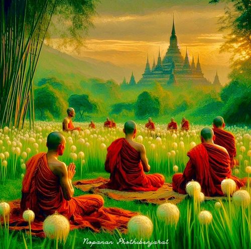 ภาพ No.144520:ภาพพระพุทธศาสนาจาก A.I. ชุดที่ 1 (Artificial Intelligence)