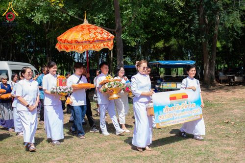 ภาพ No.178273:พิธีทอดกฐิน ณ ศูนย์ปฏิบัติธรรมเทียนถวาย ต.หนองไทร อ.ด่านขุนทด จ.นครราชสีมา ในโครงการทอดกฐินสามัคคีทั่วไทย 30,000 วัด บูชาธรรม 80 ปี หลวงพ่อธัมมชโย โดยคณะศิษยานุศิษย์วัดพระธรรมกาย วันที่ 7 พฤศจิกายน พ.ศ. 2567