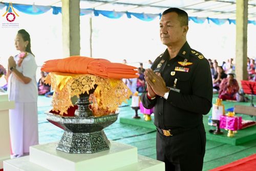 ภาพ No.183163:พิธีทอดกฐิน ณ ศูนย์ฝึกอบรมเยาวชนสวนไม้สัก จ.แม่ฮ่องสอน ในโครงการทอดกฐินสามัคคีทั่วไทย 30,000 วัด บูชาธรรม 80 ปี หลวงพ่อธัมมชโย โดยคณะศิษยานุศิษย์วัดพระธรรมกาย วันที่ 10 พฤศจิกายน พ.ศ. 2567