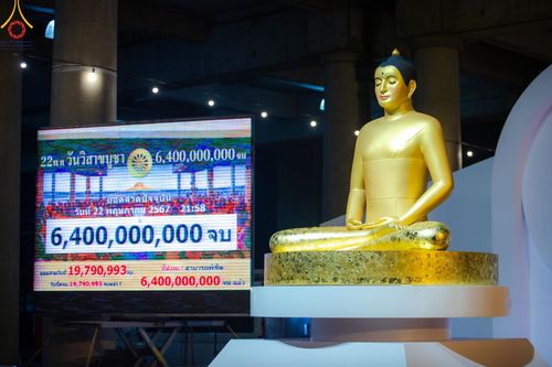 ภาพ No.137362:พิธีฉลองชัยสวดมนต์บทธรรมจักร 6,400,000,000 จบ ณ มหารัตนวิหารคด วัดพระธรรมกาย ในวันวิสาขบูชา พุธที่ 22 พฤษภาคม พ.ศ. 2567 ( วันพระขึ้น 15 ค่ำ เดือน 6 )