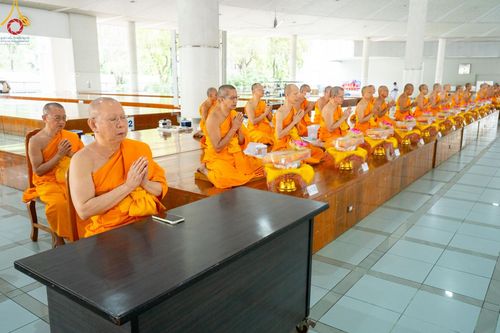 ภาพ No.212612:วันพฤหัสบดีที่ 20 มีนาคม พ.ศ. 2568 พิธีเจริญพระพุทธมนต์ เนื่องในอายุวัฒนมงคลครบ 74 ปี พระภาวนาธรรมวิเทศ วิ. (ภูเบศ ฌานาภิญโญ) ณ หอฉันคุณยายฯ วัดพระธรรมกาย