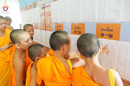 ภาพ No.208744:พระบาทสมเด็จพระเจ้าอยู่หัวทรงพระกรุณาโปรดเกล้าฯ พระราชทานภัตตาหารพระราชทาน แด่พระภิกษุ สามเณร ในการสอบบาลีสนามหลวง ณ วัดพระธรรมกาย วันที่ 22 กุมภาพันธ์ พ.ศ. 2568 ณ วัดพระธรรมกาย อำเภอคลองหลวง จังหวัดปทุมธานี