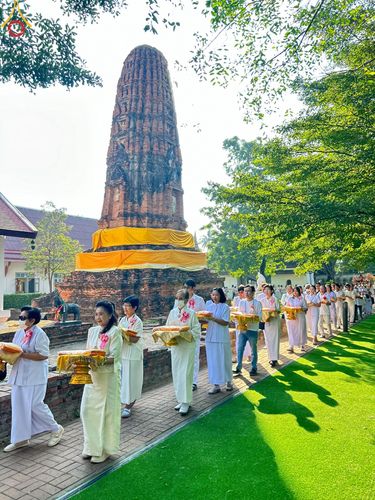 ภาพ No.114690:พิธีทอดผ้าป่าทำนุบำรุงศาสนสถาน ณ วัดปรางค์หลวง ต.บางม่วง อ.บางใหญ่ จ.นนทบุรี วันที่ 18 มกราคม พ.ศ. 2567