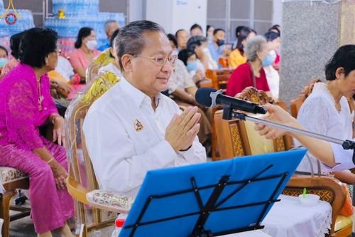 ภาพ No.171291:พิธีทอดกฐิน ณ วัดบัวโรย อ.บางเสาธง จ.สมุทรปราการ ในโครงการกฐินสามัคคีทั่วไทย 30,000 วัด บูชาธรรม 80 ปี หลวงพ่อธัมมชโย โดยคณะศิษยานุศิษย์วัดพระธรรมกาย วันที่ 27 ตุลาคม พ.ศ. 2567