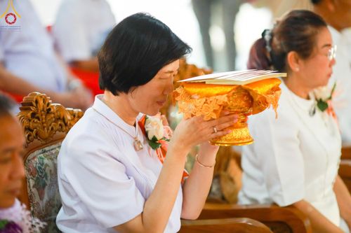 ภาพ No.114392:พิธีทอดผ้าป่าทำนุบำรุงศาสนสถาน ณ วัดโบสถ์บน ต.บางคูเวียง อ.บางกรวย จ.นนทบุรี วันที่ 18 มกราคม พ.ศ. 2567