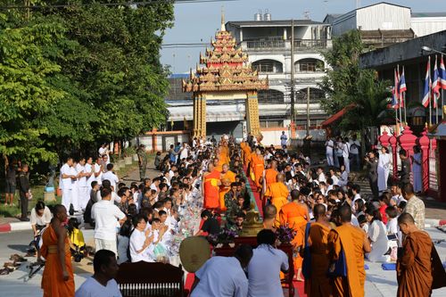 ภาพ No.8116:พิธีถวายสังฆทานแด่คณะสงฆ์ 323 วัด ใน 4 จังหวัดภาคใต้ ครั้งที่ 89