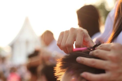 ภาพ No.8536:พิธีตัดปอยผมโครงการอบรมสามเณร "หน่อแก้วเปรียญธรรม"