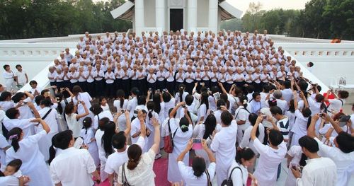 ภาพ No.8557:พิธีตัดปอยผมโครงการอบรมสามเณร "หน่อแก้วเปรียญธรรม"