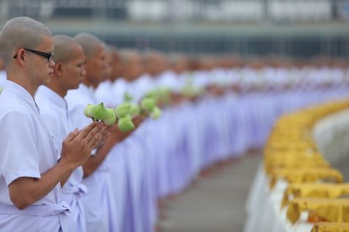 ภาพ No.8482:พิธีบรรพชาอุปสมบทหมู่ 3 โครงการ