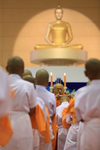 ภาพ No.8488:พิธีบรรพชาอุปสมบทหมู่ 3 โครงการ