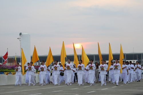 ภาพ No.8491:พิธีบรรพชาอุปสมบทหมู่ 3 โครงการ