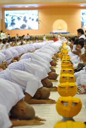 ภาพ No.8500:พิธีบรรพชาอุปสมบทหมู่ 3 โครงการ