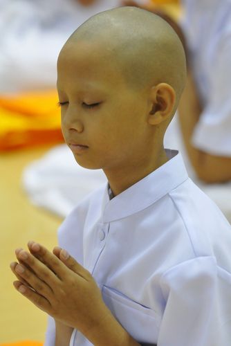 ภาพ No.8499:พิธีบรรพชาอุปสมบทหมู่ 3 โครงการ