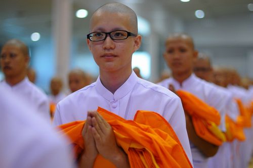 ภาพ No.8508:พิธีบรรพชาอุปสมบทหมู่ 3 โครงการ