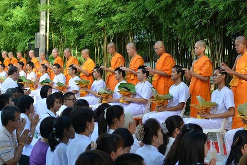 ภาพ No.8743:ประมวลภาพพิธีตัดปอยผมธรรมทายาท ระดับอุดมศึกษา รุ่นที่ 41 (โครงการ 2)