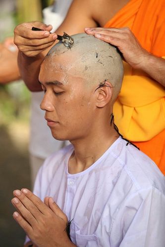 ภาพ No.8750:ประมวลภาพพิธีตัดปอยผมธรรมทายาท ระดับอุดมศึกษา รุ่นที่ 41 (โครงการ 2)