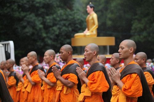 ภาพ No.8783:พิธีประดิษฐานองค์พระประธาน ณ วัดป่าหมาก อ.แม่ลาน้อย จ.แม่ฮ่องสอน