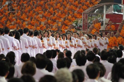 ภาพ No.9338:พิธีหล่อรูปเหมือนหลวงปู่วัดปากน้ำด้วยทองคำ องค์ที่ 7