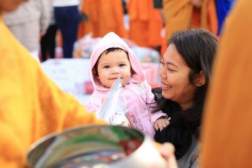 ภาพ No.9539:ประมวลภาพตักบาตรเชียงใหม่ พระ 10,000 รูป ณ ถนนช้างคลาน