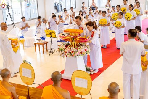 ภาพ No.268481:วันพฤหัสบดีที่ 23 ตุลาคม พ.ศ. 2568 พิธีทอดกฐินเพื่อสร้างกุฏิสงฆ์ ณ ศูนย์ปฏิบัติธรรมนานาชาติสะเดา จ.สงขลา