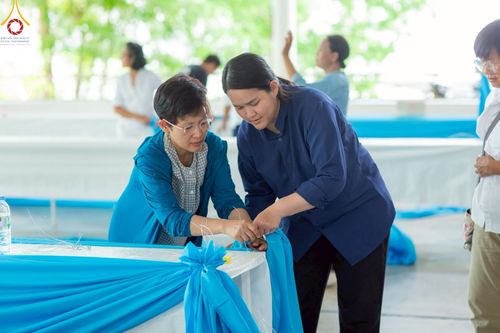 ภาพ No.218596:วันพฤหัสบดีที่ 17 เมษายน พ.ศ. 2568 การเตรียมงานในลานธรรม , สภาธรรมกายสากล , วิหารคด  เพื่องานวันคุ้มครองโลก 22 เมษายน พ.ศ. 2568