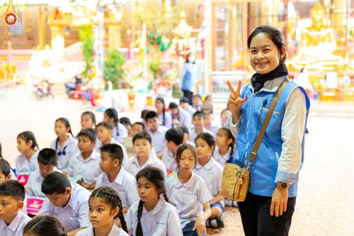 ภาพ No.203489:พิธีทอดผ้าป่าทำนุบำรุงศาสนสถาน ณ วัดตะเคียน ตำบลบางคูเวียง อำเภอบางกรวย จังหวัดนนทบุรี ในโครงการธรรมยาตรา กตัญญูบูชา มหาปูชนียาจารย์ พระมงคลเทพมุนี(สด จนฺทสโร) พระผู้ปราบมาร อนุสรณ์สถาน 7 แห่ง ปีที่ 13 วันที่ 29 มกราคม พ.ศ. 2568