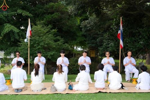 ภาพ No.147401:พิธีตัดปอยผม ขอขมา มอบบาตร ผ้าไตร โครงการปฐมอุปสมบท สมโภชอุโบสถ บูชาธรรม 80 ปี หลวงพ่อธัมมชโย ณ วัดพระธรรมกายโทชิหงิ ประเทศญี่ปุ่น วันพฤหัสบดีที่ 8 สิงหาคม พ.ศ. 2567